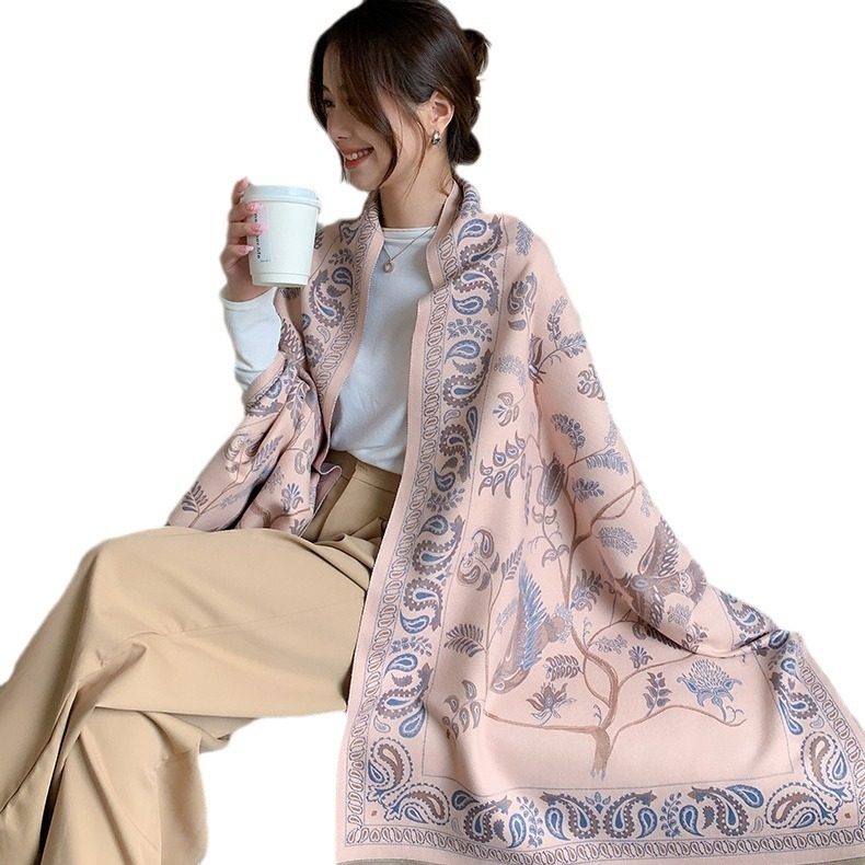 双面仿羊绒围巾办公室空调披肩保暖加厚围脖女秋冬季刘亦菲同款,淘宝优惠券,粉丝福利购,淘宝优惠卷