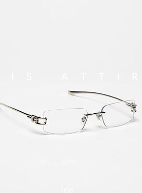 26S无边框钛金属太阳镜平光镜女