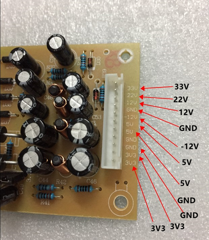 万能有线数字电视机顶盒电源板 接收机通用电源板33v22v12v5v3.3v - 图1