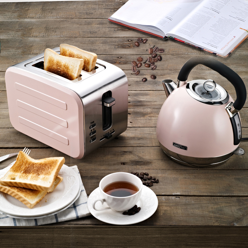 思迪乐多士炉304不锈钢早餐吐司机家用小型自动2片烤面包智能烤箱-图2