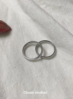 chuan/19日韩戒指女ins粗细
