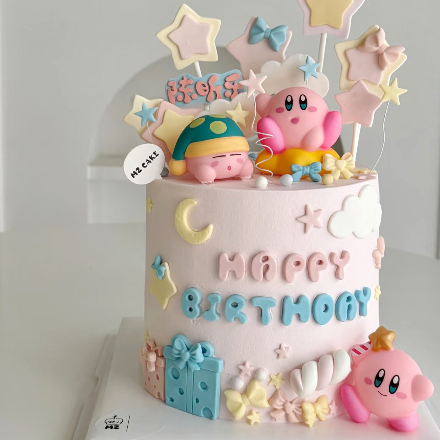 萌趣星之卡比叠叠乐女孩蛋糕摆件趴趴可爱装饰粉色玩偶娃娃小精灵,淘宝优惠券,粉丝福利购,淘宝优惠卷