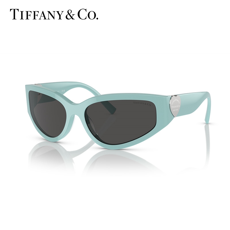 【新品】TIFFANY蒂芙尼太阳镜女墨镜不规则形眼镜0TF4217