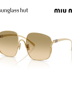 MIU MIU/缪缪【2025秋冬新品】太阳镜女渐变色墨镜方眼镜0MU A57S