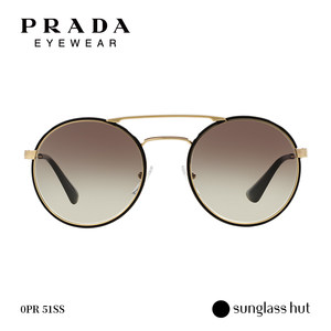 PRADA/普拉达 复古细圆框女款太阳镜 墨镜 0PR51SS