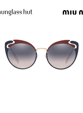 miumiu缪缪个性时尚墨镜金属框