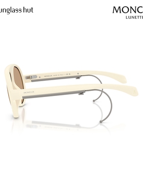 MONCLER【2025春夏新品】太阳镜男女款墨镜飞行员形眼镜0ME8007U