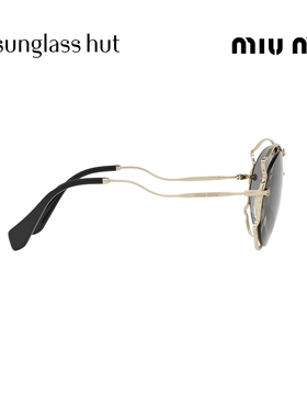 MIU MIU/缪缪 Scenique系列 时尚金属细框女士太阳镜 0MU50SS