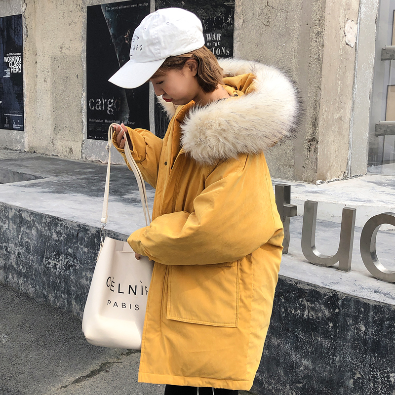 外套冬 waitmore 新款棉袄 2018 中长款网红同款小清新棉服面包棉衣女 外套冬 waitmore 新款棉袄 2018 中长款网红同款小清新棉服面包棉衣女
