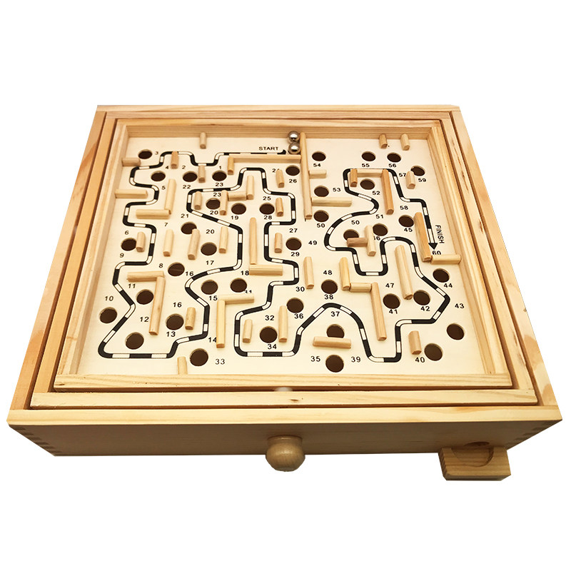 大号木迷宫走珠适合老年人玩的玩具消磨时间老人动手玩具解闷游戏