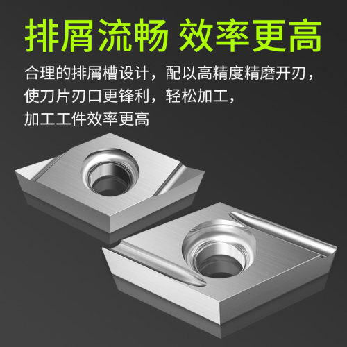 数控金属陶瓷刀片DCGT070202/04 11T302/04 L/R-U/F/S 精车铣刀粒 - 图2