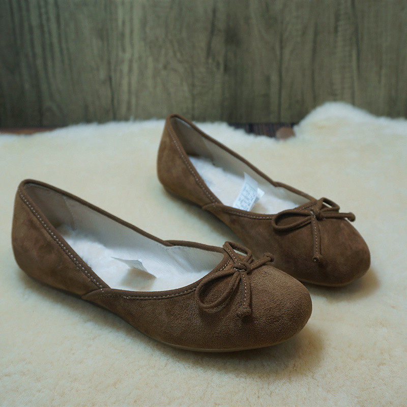 28-6 秋季真皮牛皮浅口女鞋 平跟套脚豆豆鞋女单鞋,淘宝优惠券,粉丝福利购,淘宝优惠卷