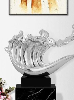 电视柜书房书桌赠人礼品海浪摆件