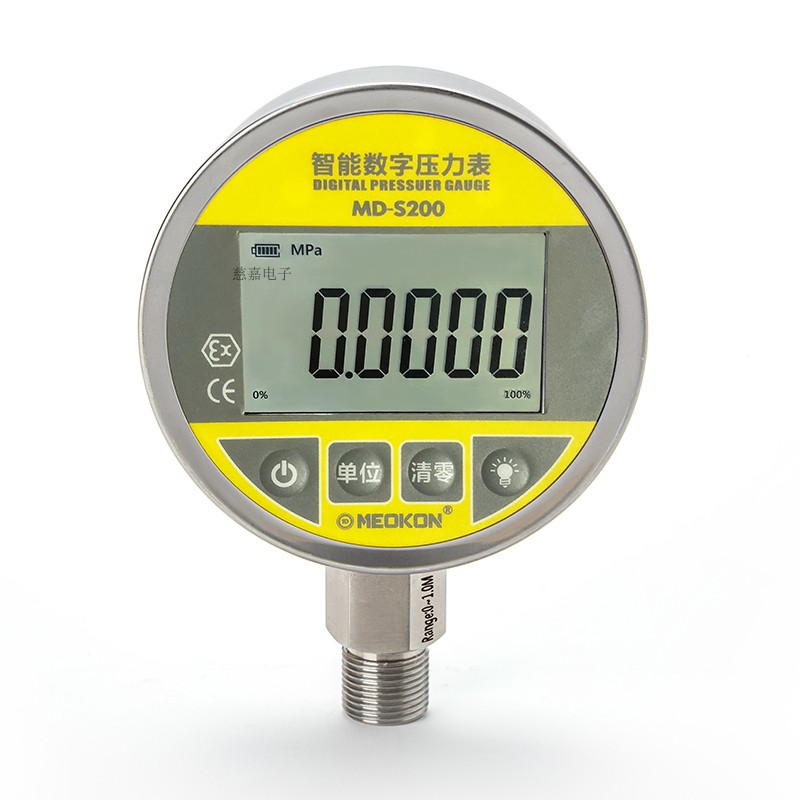 五位智能数显压力表精密电池气压表数字mmHg医用油水压表MD-S200-图3