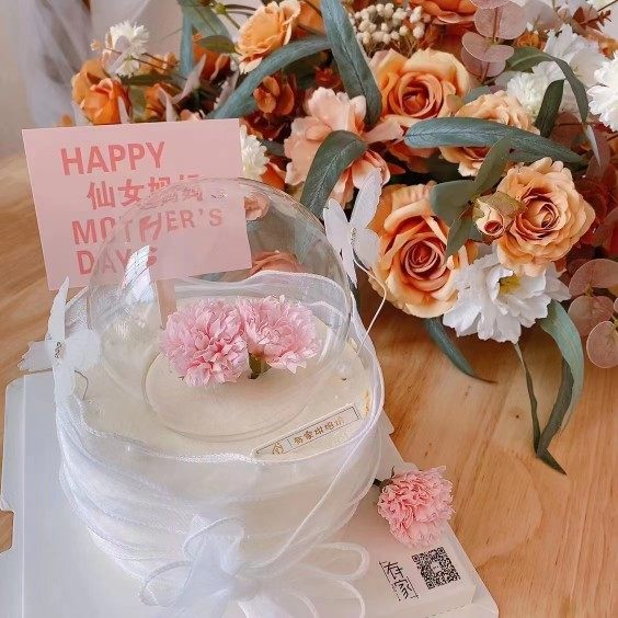 diy烘焙蛋糕装饰透明玻璃罩冰雪奇缘永生花高级感摆件小众大眼,淘宝优惠券,粉丝福利购,淘宝优惠卷