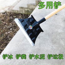 Litian Pushy Snow Shovel Manganese Steel Quench Multipurpose Shovel Mr. Sens store Breathing ice shoveling snow god Thickened Clear Snow Tools