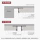 Suspended ceiling closing strips, gypsum board accessories, aluminum alloy profile edge strips, inner corner craft grooves, shadow seam profiles