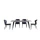 Italian imported slate household dining table for small apartments