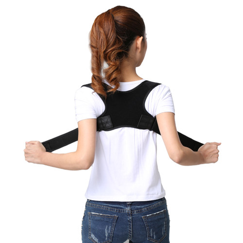 便携背部矫正带夏季隐形开肩款透气矫姿带纠正带姿势预防拉伸 - 图3