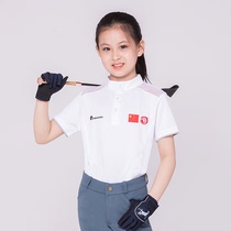 Children Summer Equestrian T-shirt male and female Sweat Sweat breathable equestrian T-shirt Coopass certified T-shirt 8102011