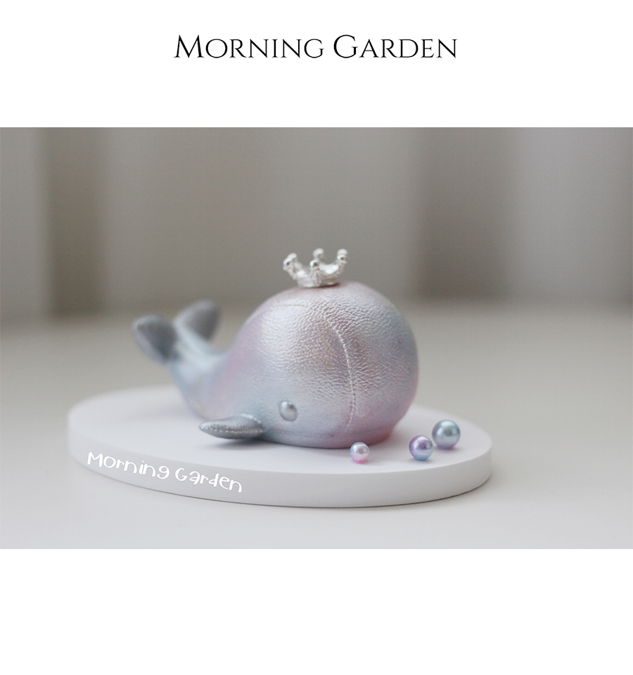 Morning Garden 七彩珠光仙女鲸车载摆件 可扩香