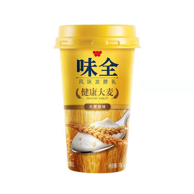 味全优酪乳四季鲜选健康大麦黄桃/葡萄芦荟/草莓发酵乳酸奶180g_虎窝淘