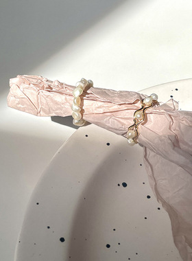 编织可叠戴戒指小众气质