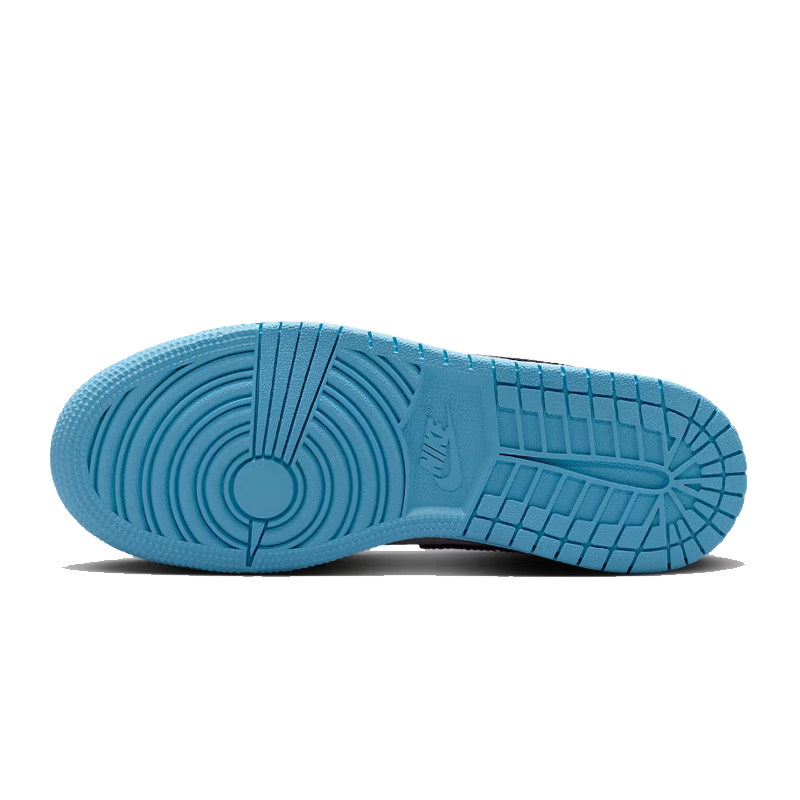 耐克大童鞋2025冬季款JORDAN AJ1蓝白拼色舒适复古板鞋553560-149,淘宝优惠券,粉丝福利购,淘宝优惠卷