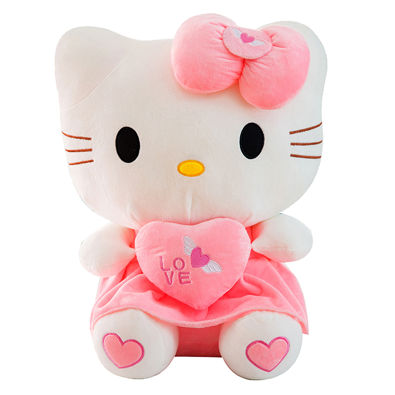 hello kitty公仔凯蒂哈喽KT布娃娃猫咪玩偶抱枕女生睡觉毛绒玩具