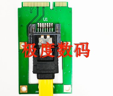 SATA转全高 半高MSATA 转接卡 7PINSATA转MINIPCIE MSATA - 图0