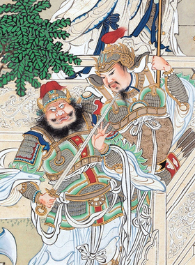徐操同泰翻经图微喷打印近现代名家传统人物临摹绢布画稿工笔仕女