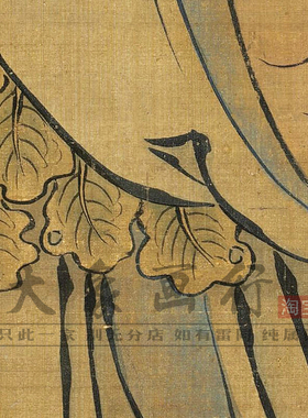 钟离权过海图工笔人物画古画