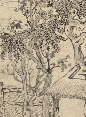 大象画行国画微喷打印明代山水画