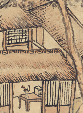 张宗苍 仿古山水 真迹复制高清国画临摹彩色画稿艺术微喷绢布画心