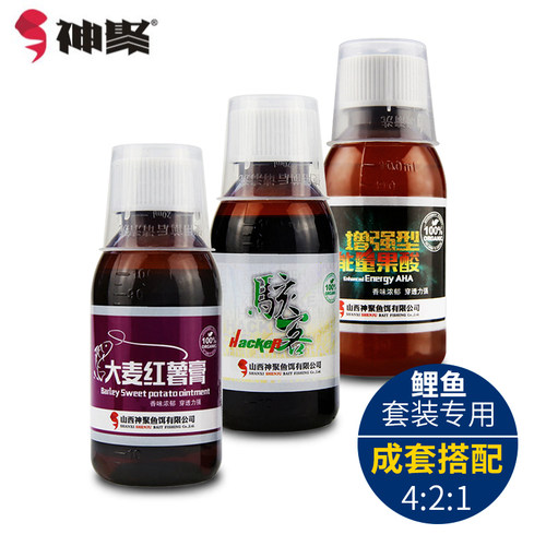 山西神聚添加剂圆梦钓鱼小药黑坑鲫鱼鲤鱼骇客大麦红薯膏果酸领航 - 图1