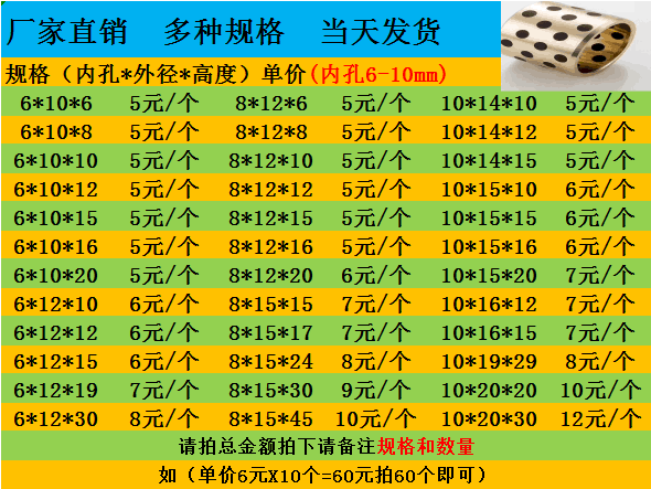 厂家生产耐磨耐高温石墨铜套无油自润滑轴承铜衬套导套加工定制 - 图2