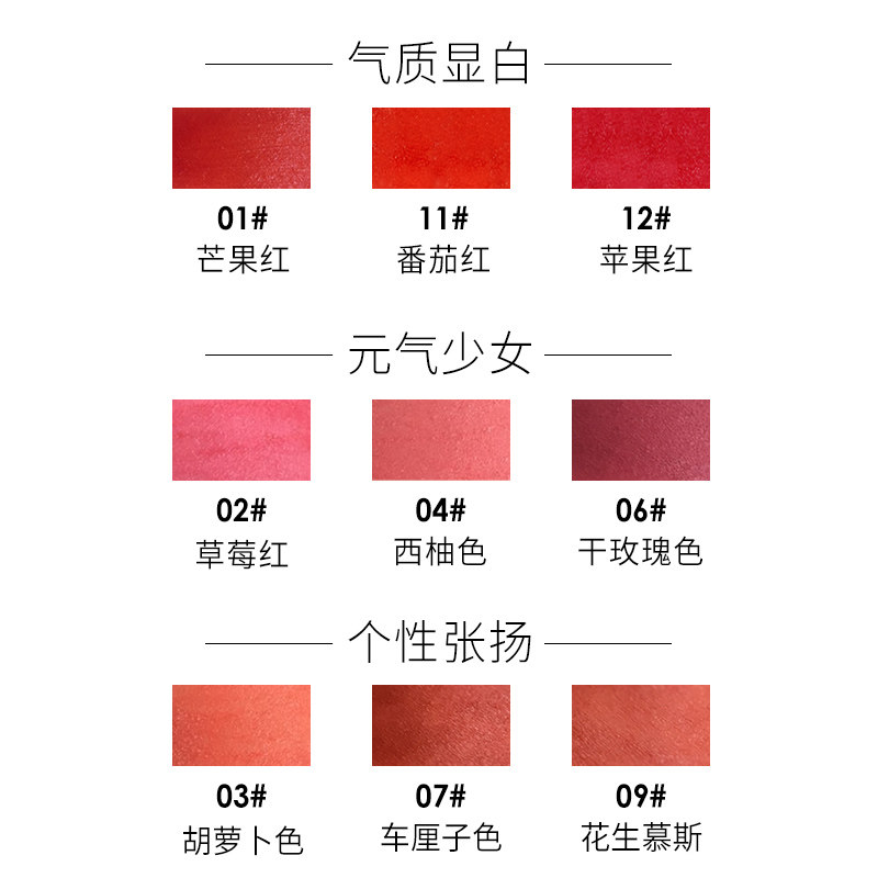 得鲜糖果唇釉染唇丝绒雾面不口红 thesaem得鲜唇彩/唇蜜/唇釉