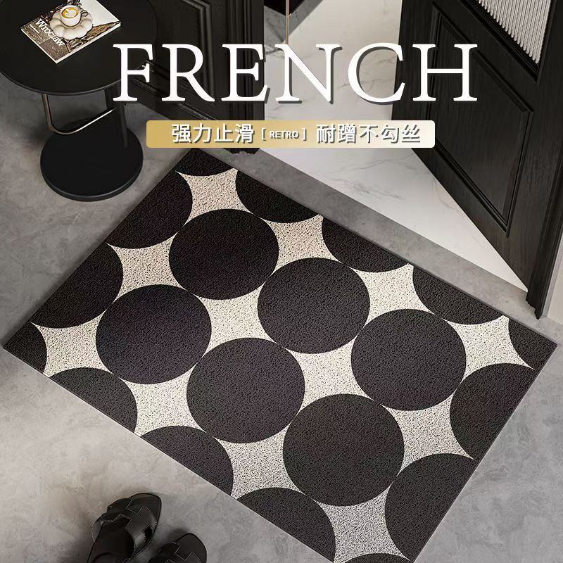 复古轻奢入户地垫裁剪丝圈门垫进门脚垫玄关家用户外垫子门口防滑,淘宝优惠券,粉丝福利购,淘宝优惠卷