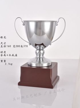 美纳斯金属+木底座赛事颁奖高档