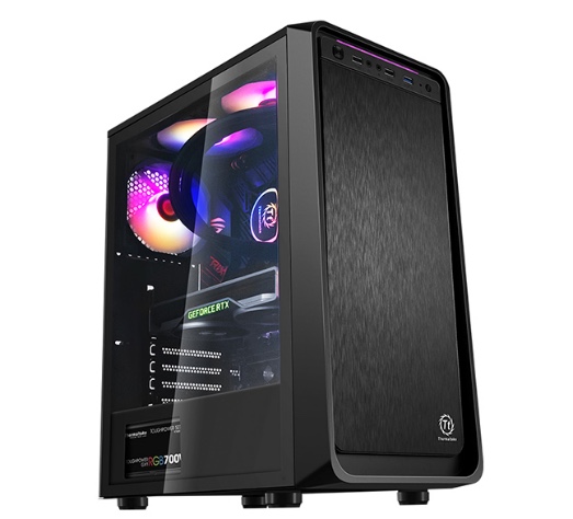 Thermaltake/TT机箱办公商务启航者s5mini ATX 支持240水冷 - 图0