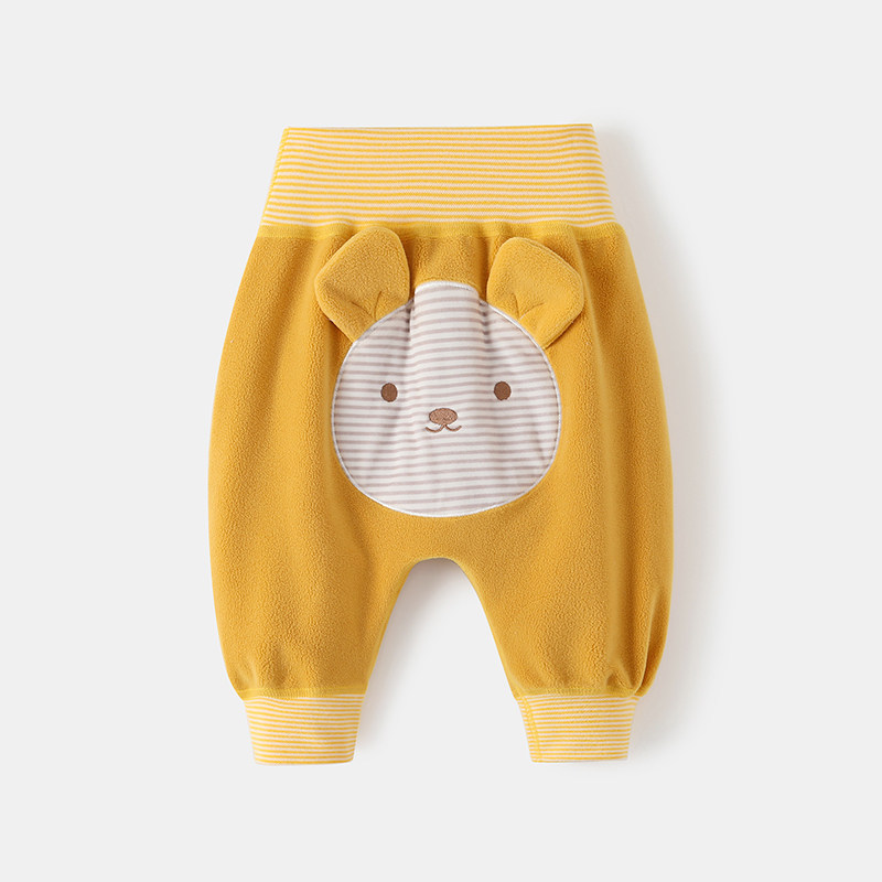 婴儿裤子加绒休闲裤大pp裤高腰护肚春秋宝宝保暖卡通屁屁裤外穿,淘宝优惠券,粉丝福利购,淘宝优惠卷
