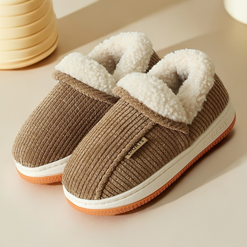 亲子冬季牛筋底棉鞋男童女童防滑居家保暖鞋室内外穿居家鞋棉拖鞋,淘宝优惠券,粉丝福利购,淘宝优惠卷