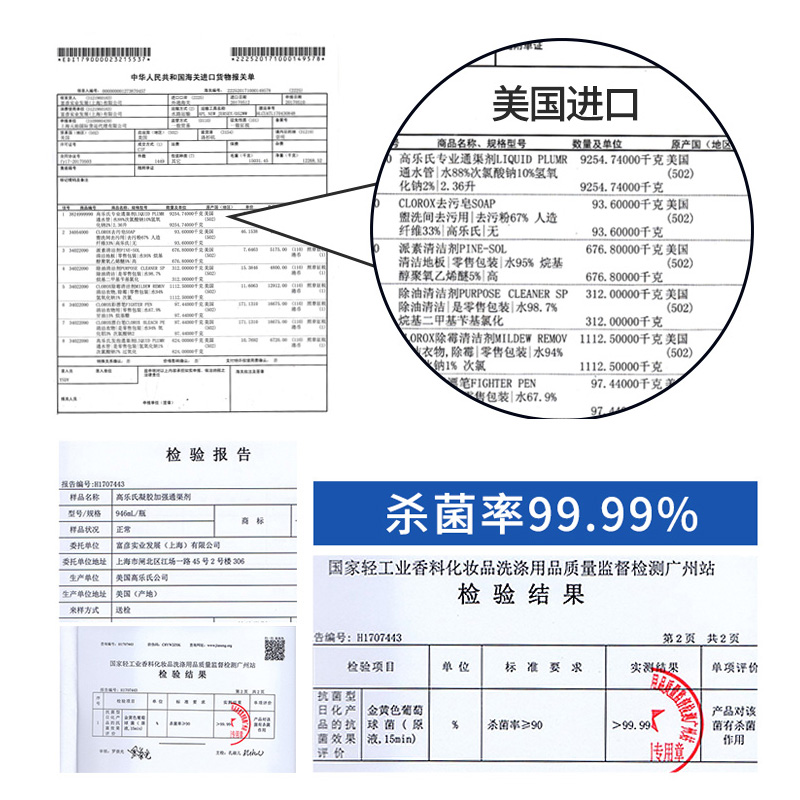 高乐氏下水道疏通剂清理进口家用毛发分解堵塞油污厕所管道疏通剂-图1