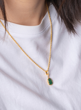 不掉色素链项链爆闪钻石链轻奢小众链子可穿吊坠可调节万能项链