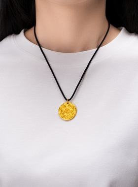 西藏财神扎基拉姆吊坠