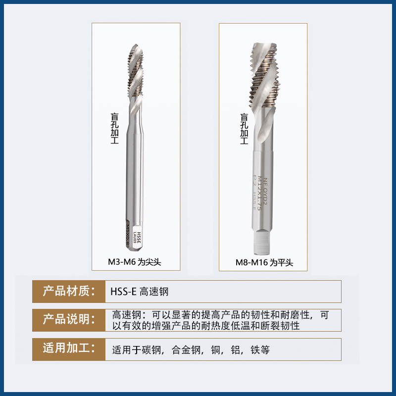 替代YAMAWA螺旋丝攻ST牙套丝锥2-56 6-32 8-32 4-40钢丝螺套丝攻