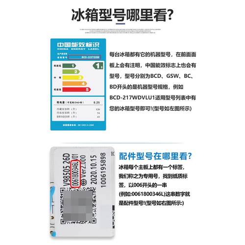 适用创维电冰箱BCD-505WXGP电脑板D500AP B2062-001-ME39控制版 - 图1