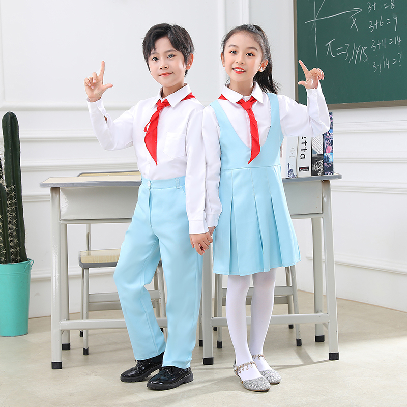 冯琳同款儿童中小学生大合唱团演出服升旗手诗歌朗诵合唱服表演服 - 图2