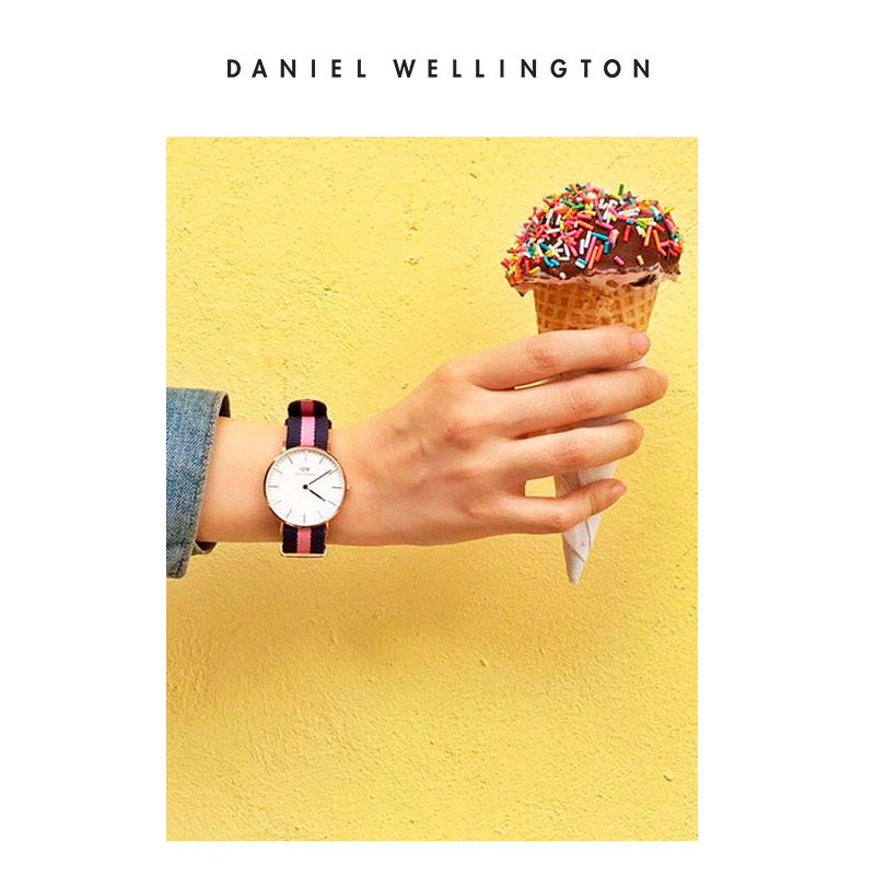 丹尼尔惠灵顿dw手表撞色织纹36mm石英手表女男情侣 丹尼尔惠灵顿dw手表撞色织纹36mm石英手表女男情侣