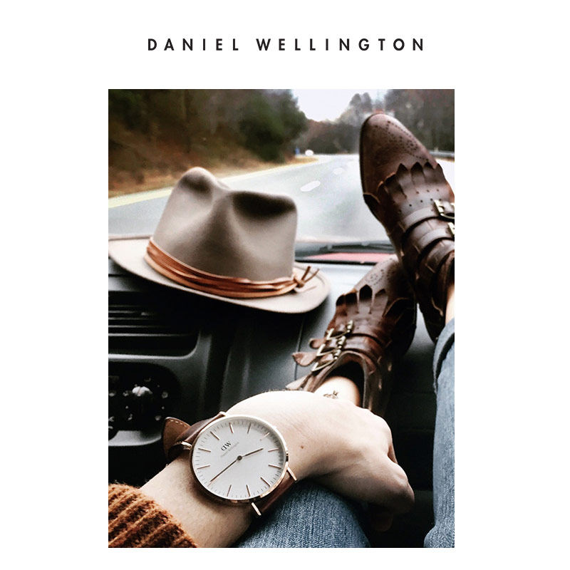 danielwellington正品石英dw皮表带 DanielWellington海外欧美腕表